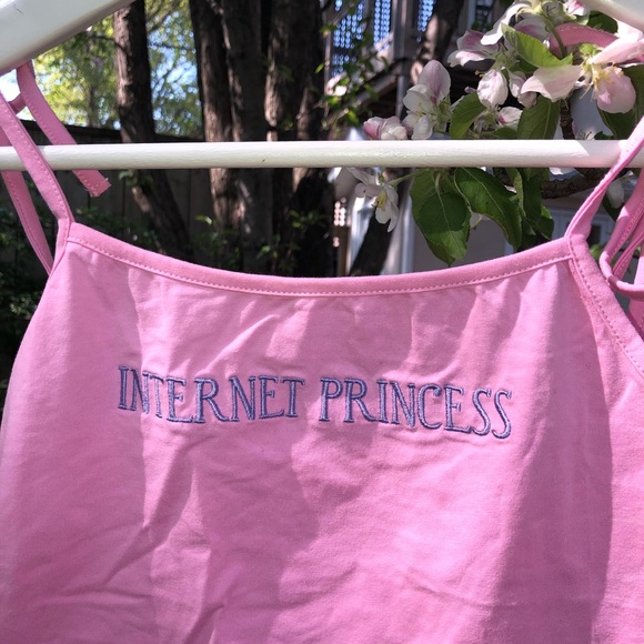 Sold-out Insta Famous “Internet Princess” Sugar Thrillz pink tank -Dolls Kill - Picture 4 of 6
